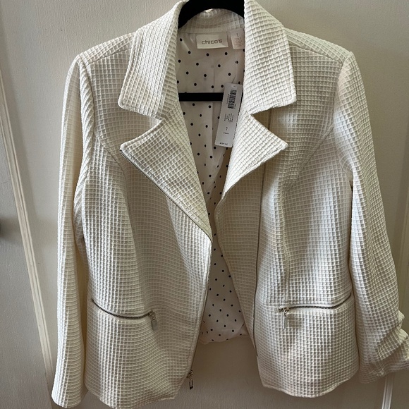 CHICO'S Textured Jacket - Picture 1 of 4